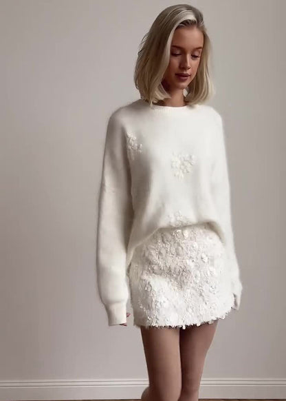 Textured Knit Sweater