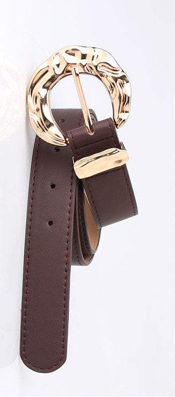 Elegant Gold Buckle Belt