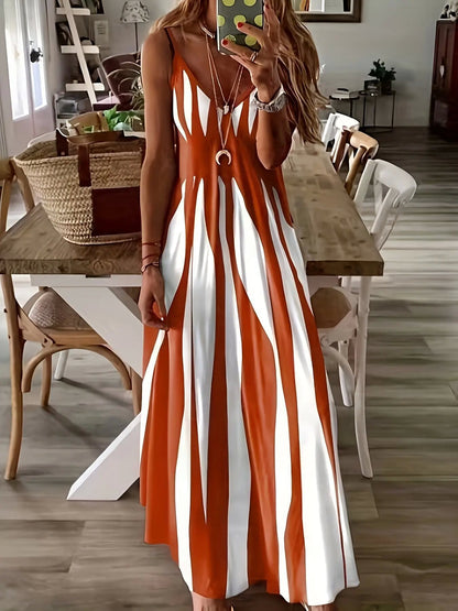 Striped Maxi Dress