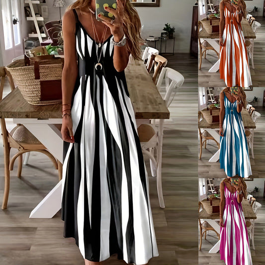 Striped Maxi Dress